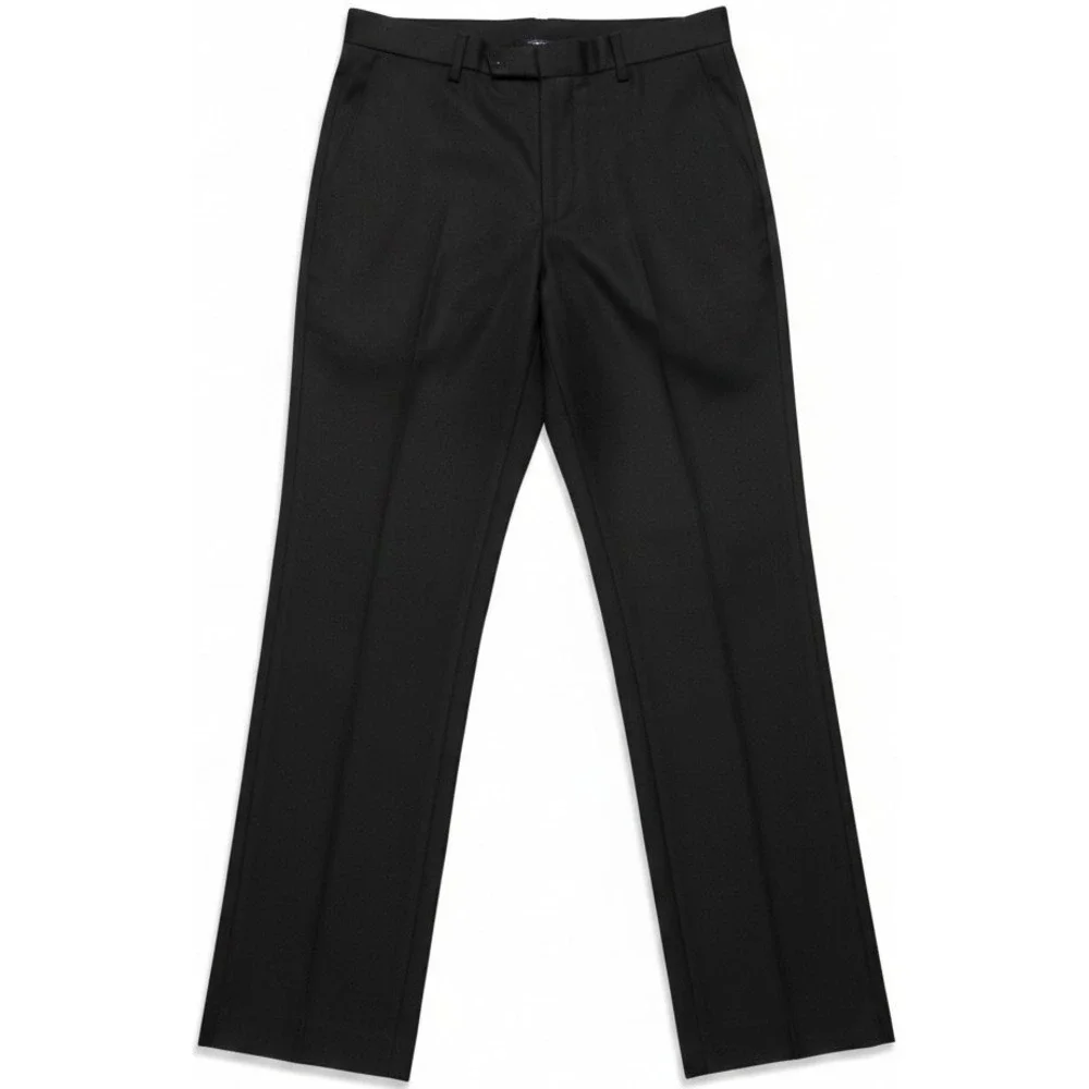 Banana Republic Men's Tailored Dress Pants 30x32 Black Flat Front NWT